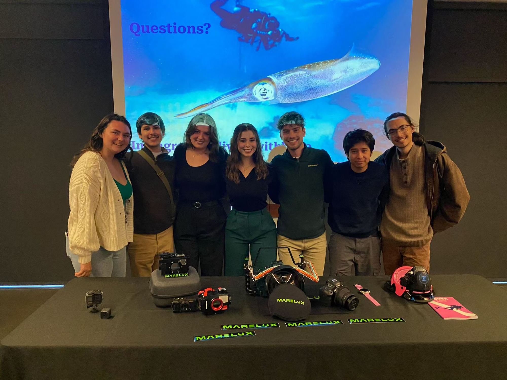 MARELUX held an underwater photography seminar in the United States